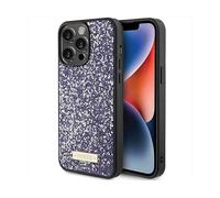 GUESS Cover Custodia per Apple iPhone 15 Pro, Viola