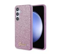Guess cover Glitter Script Viola - Galaxy S24