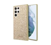 Guess cover GUHCP24UGRE 4G Metal Logo Gold - Galaxy S24 Ultra