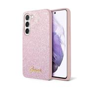 Guess cover GUHCS23MHGGSHP Glitter Script Pink - Galaxy S23+