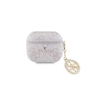 Guess, Cover per AirPods 3 4G Script con Charm brillante ornato da strass