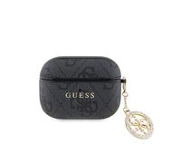 Guess, Cover per AirPods Pro 4G Script con charm brillante ornato da strass