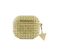 Guess, Cover per Earbuds 3 4G Diamond con charm a triangolo ornato da strass