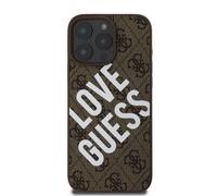 Guess, Cover protettiva per iPhone 16 Pro Max Model 4G, Marrone