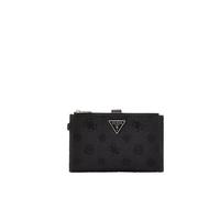 Guess Cresidia Dbl Zip Organizer Nero - Accessori Donna Portafogli E Portacarte