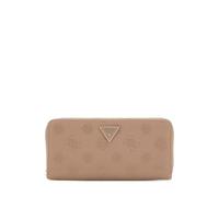 GUESS CRESIDIA II SLG SML ZIP AROUND, COLOR DKO - DARK TAUPE LOGO DKO - DARK TAUPE LOGO One Size