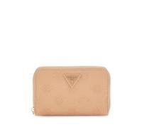 GUESS Cresidia SLG Zip Around Wallet M Beige