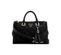 GUESS Cresidia Status Satchel, Cartella Donna, Nero, One Size