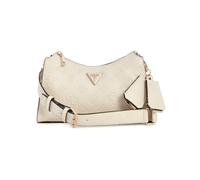 GUESS Cresidia Top Zip Shoulder Bag Bone