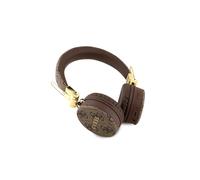 Guess, Cuffie Bluetooth 5.3 compatibili certificate IPX4 stampa 4G, Marrone