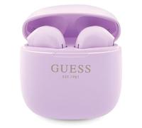 GUESS - Cuffie Bluetooth GUTWST26PSU TWS + docking station Lilla Classic EST Logo