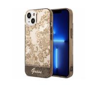 GUESS Custodia Cover per Apple iPhone 14 Plus, Marrone