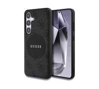 GUESS Custodia Cover per Samsung Galaxy S25 Plus, Nero