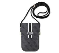 GUESS Custodia GUOWBP4RPSK Nero 4G Stripes, Nero