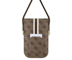 GUESS Custodia GUOWBP4RPSW marrone 4G Stripes, marrone