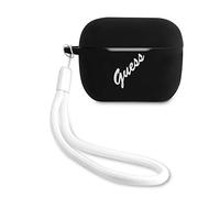 Guess Custodia in silicone vintage per GUACAPLSVSBW AirPods Pro Cover nero e bianco