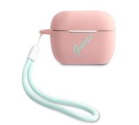 Guess Custodia in silicone vintage per GUACAPLSVSPG AirPods Pro Cover Rosa Verde