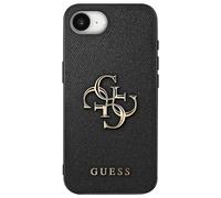 Guess, Custodia iPhone 16e Similpelle Saffiano Logo 4G grande