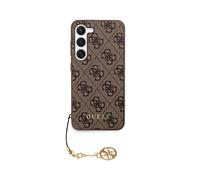 Guess, Custodia per Galaxy S23 4G Edition Charm con pendente, Marrone
