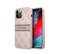 Guess Custodia per iPhone 12 Pro Max 6,7" GUHCP12L4GDPI Rosa 4G Stripe