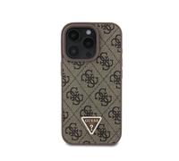 Guess, Custodia per iPhone 16 Pro 4G Edition Strass Triangle Metallic