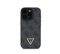 Guess, Custodia per iPhone 16 Pro 4G Edition Strass Triangle Metallic