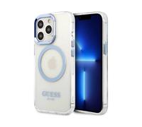 Guess Custodia trasparente compatibile con MagSafe dal profilo metallico - iPhone 13 Pro Max