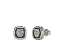 Guess Orecchini JUME04011JWSTBKT-U Uomo - Acciaio Lion King, 1 cm, Acciaio inossidabile, Senza pietra preziosa
