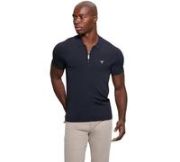 Guess Dane Tech Short Sleeve Polo Sweater Maniche Lunghe, Blu Intelligente, XX-Large Uomo