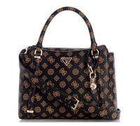 GUESS Daryna II 2 Compartment Satchel, Borsa a Donna, Logo Moka, Taglia Unica