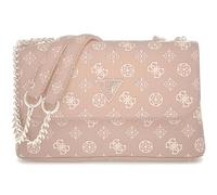 GUESS Daryna II Convertible Xbody Flap Bag Dark Rose Logo