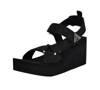GUESS Daysa, Sandali con Zeppa Donna, Logo Nero 001, 35 EU