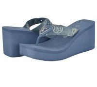 GUESS Demmey, Sandali Donna, Blu Denim 400, 41 EU