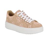GUESS Denesa, Scarpe da Ginnastica Donna, Beige Cameo 681, 41 EU