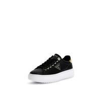 GUESS DENESA12, Sneaker Donna, Nero Oro, 40 EU