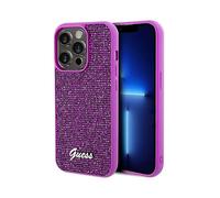 Custodia Guess Disco Metal Script Fucsia - iPhone 14 Pro
