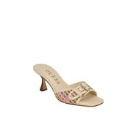 Guess Dista, Sandali con Tacco Donna, Avorio Multicolore 101, 37.5 EU