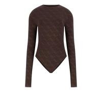 GUESS Donna Body Manica lunga W5BP09K68D2 Viscosa Marrone S
