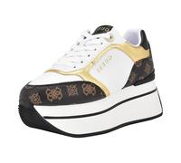 Guess Donna Camrio, Bianco/Oro Logo Multi 140, 37 EU