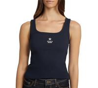 GUESS Canotta slim con stella ricamata, XS