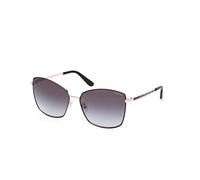 Guess Donna GU00149 02B Occhiali da sole Metallo Nero Fumo Squadrata Normale
