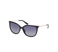 Guess Donna GU00150-H 01D Occhiali da sole Iniettato Nero Fumo Squadrata Polarizzata