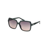 Guess Donna GU00157 96B Occhiali da sole Iniettato Verde Fumo Squadrata Normale