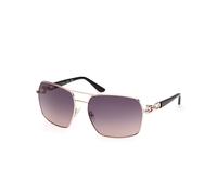 GUESS Women GU0015928B63 Sunglass, Occhiali Donna, Oro Rosa Lucido, 63