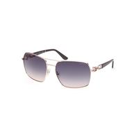 Guess Donna GU00159 28W Occhiali da sole Metallo Oro Blu Squadrata Normale