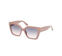 Guess Donna GU00162 57W Occhiali da sole Iniettato Beige Blu Farfalla Normale