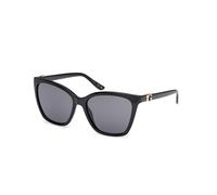 Guess Donna GU00191 01A Occhiali da sole Iniettato Nero Fumo Squadrata Normale