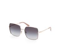 Guess Donna GU00194 32B Occhiali da sole Metallo Oro Fumo Squadrata Normale