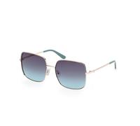 Guess Donna GU00194 33W Occhiali da sole Metallo Oro Blu Squadrata Normale