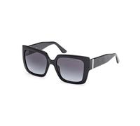 Guess Donna GU00200 01B Occhiali da sole Iniettato Nero Fumo Squadrata Normale